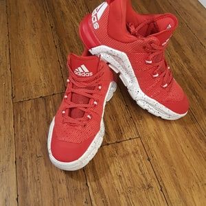  adidas techfit  Crazyquick red & white sneakers